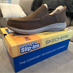 Skechers Brown Loafers Slip-On Comfort Shoes